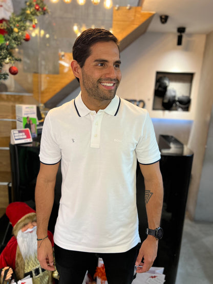 Polo Hugo Boss Blanco