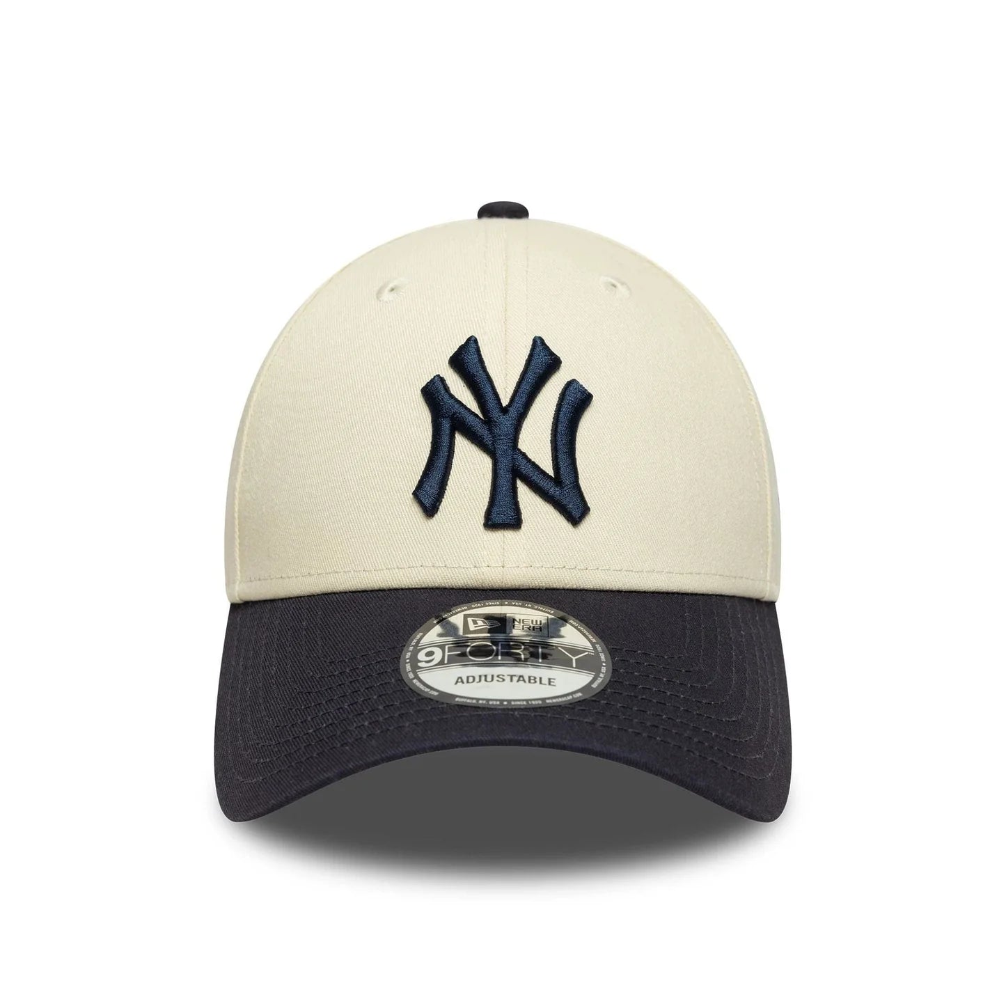 Gorra New Era NY 940 Ajustable Beige - Negro
