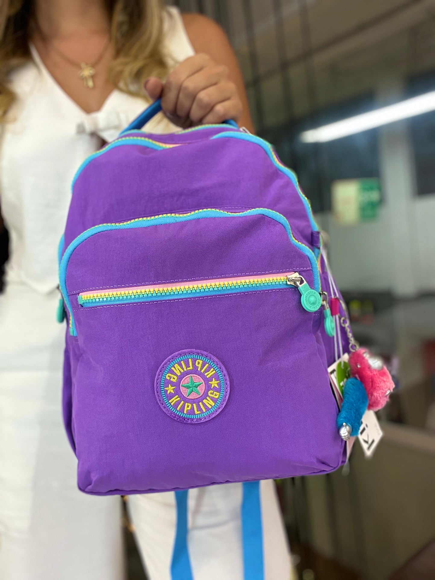Morral talla M Morado