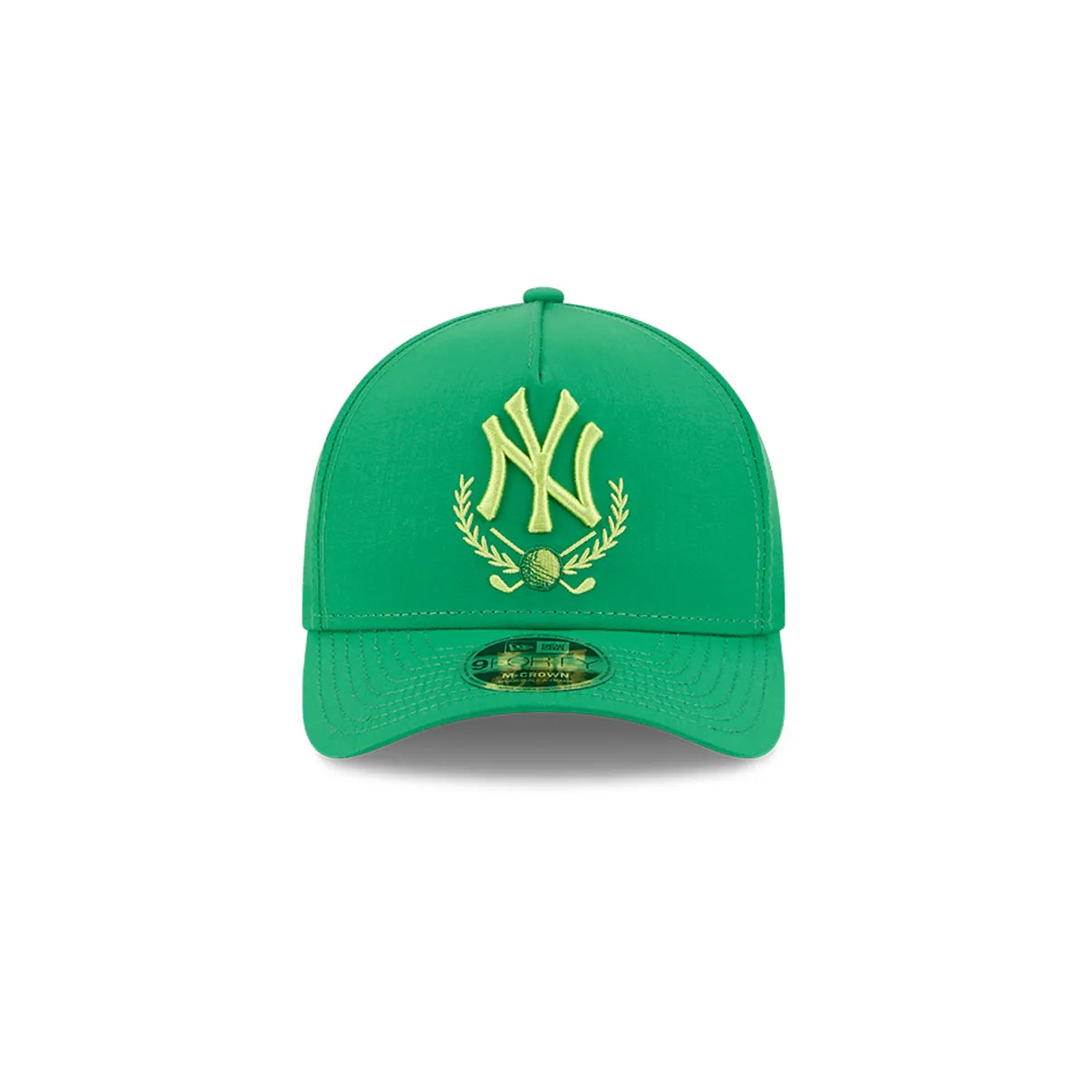 Gorra New Era NY Ajustable Verde Microfibra
