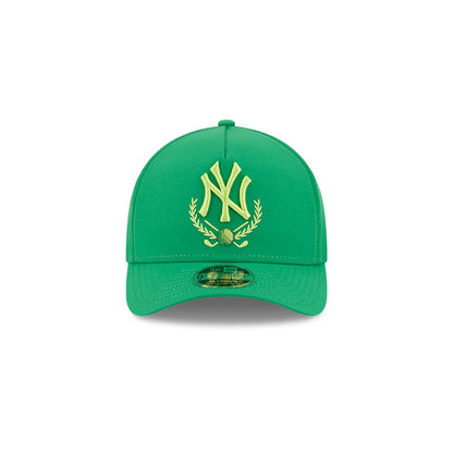 Gorra New Era NY Ajustable Verde Microfibra