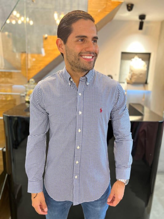 Camisa Polo R.L hombre Algodón Slim Fit