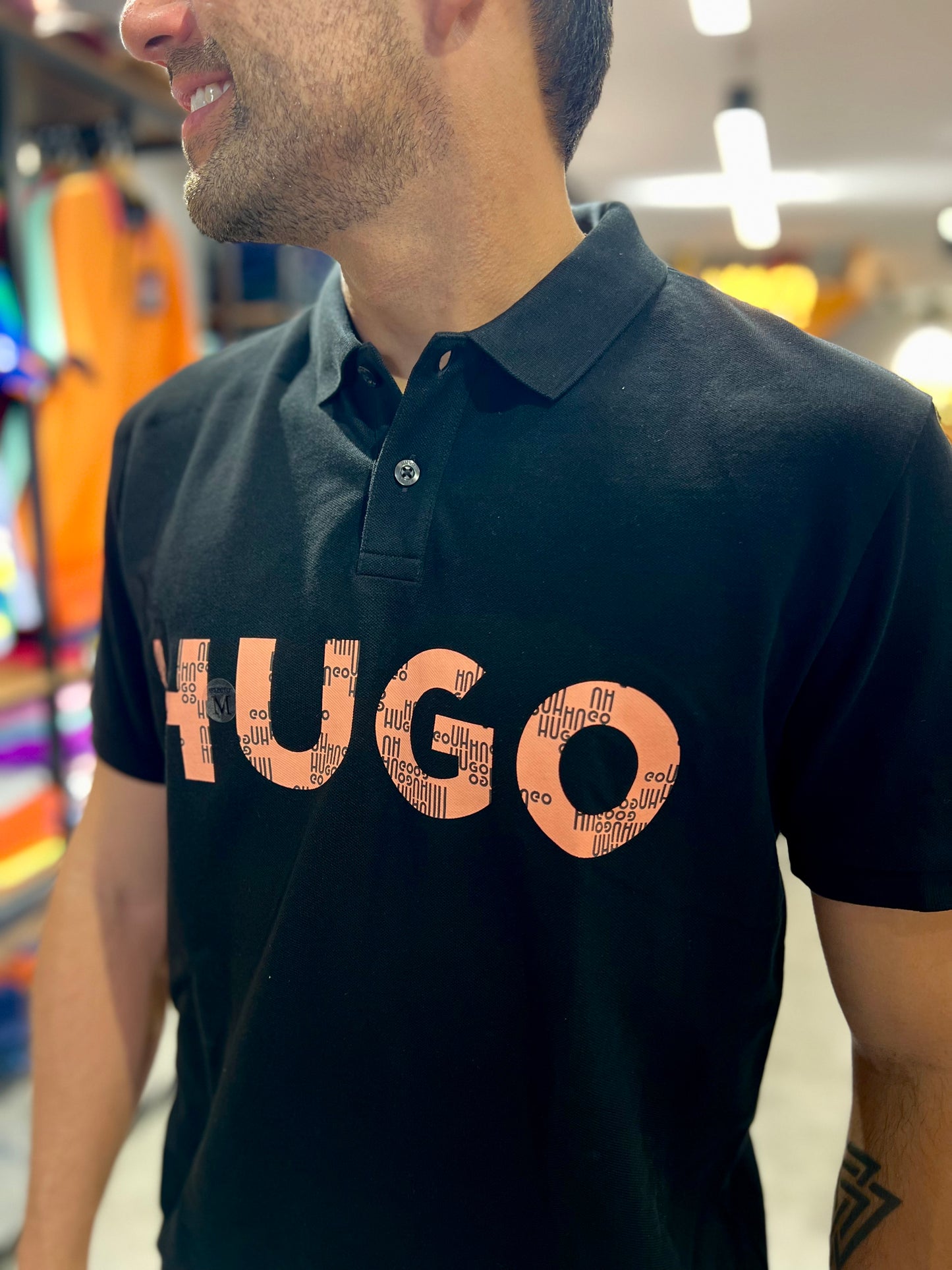 Polo Hugo Boss Negro