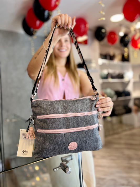 Bolso de Mano Gris