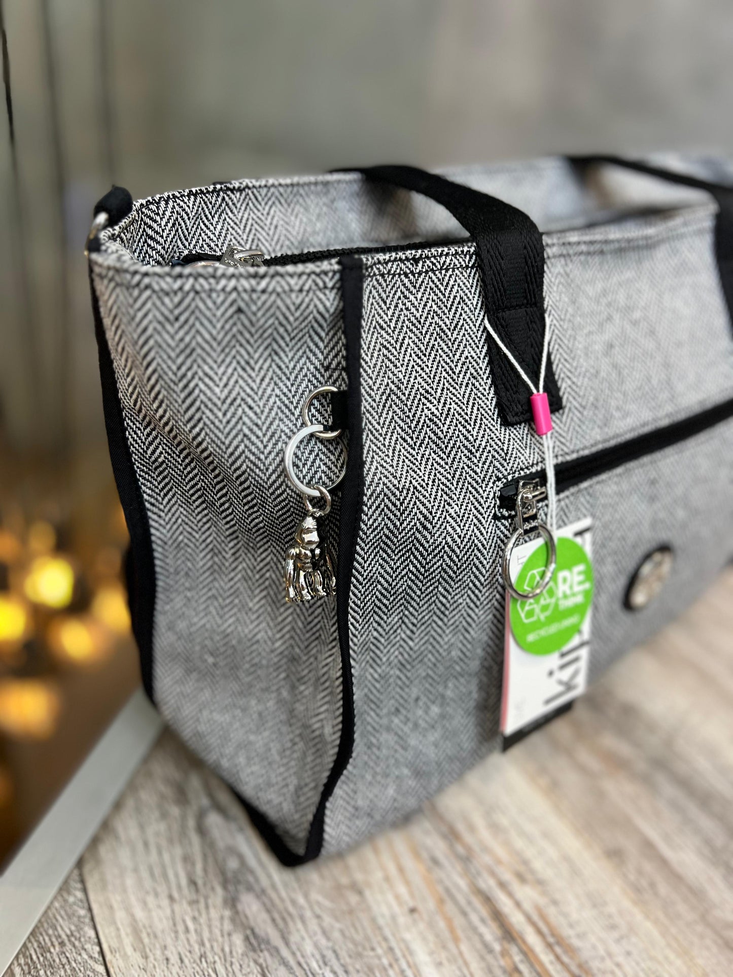 Bolso de Mano Gris