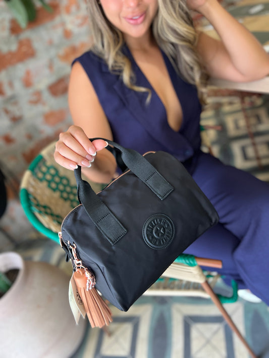 Bolso de Mano Negro de Lujo