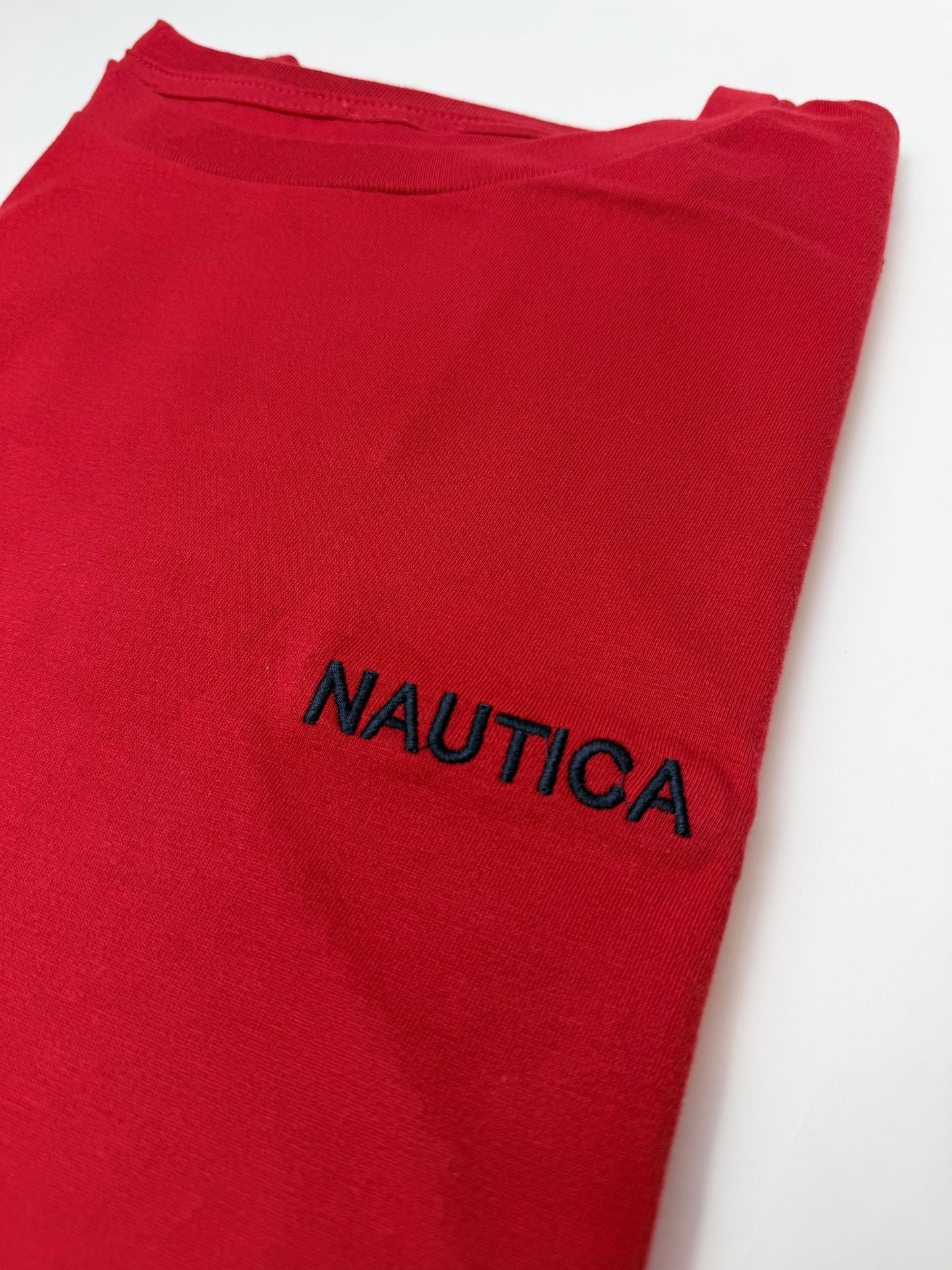 Camiseta Náutica hombre Algodón Roja