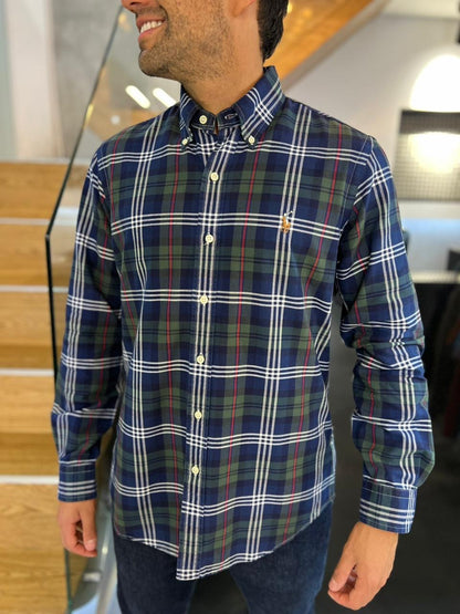 Camisa Polo R.L hombre Oxford