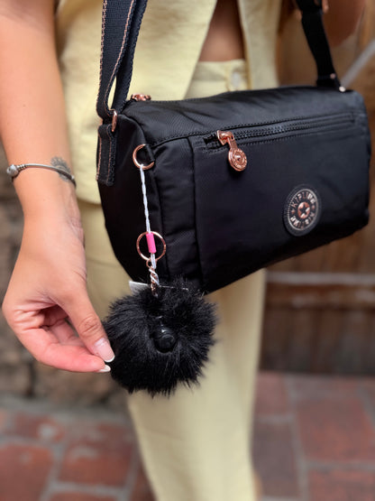 Bolso de Mano Negro de Lujo