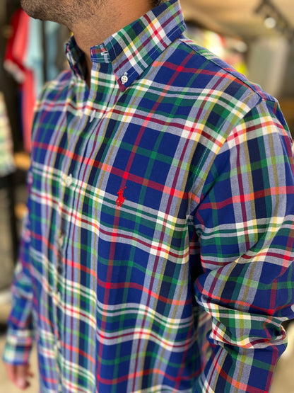 Camisa Polo R.L hombre Oxford
