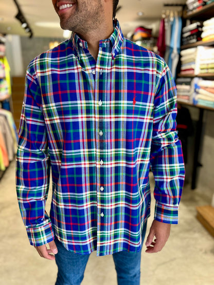 Camisa Polo R.L hombre Oxford