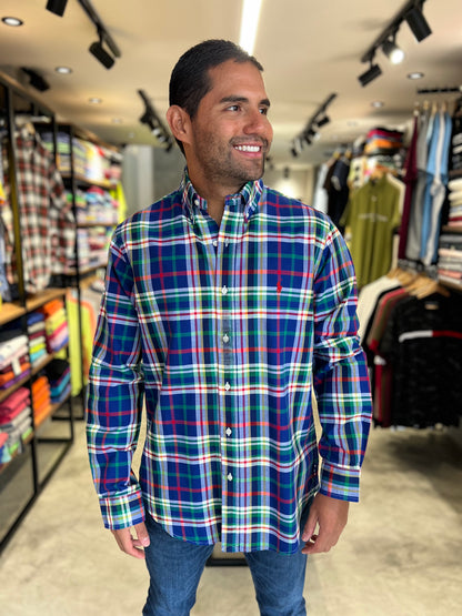 Camisa Polo R.L hombre Oxford