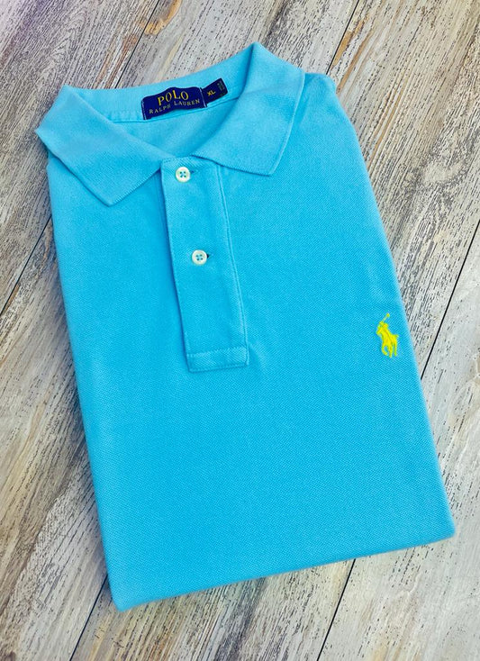 Polo R.L hombre Celeste
