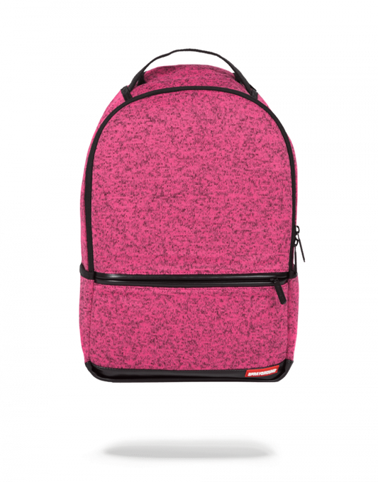 PINK KNIT BACKPACK